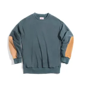 POLAR PULLOVER LOOSE SPLICING SWEATSHIRT