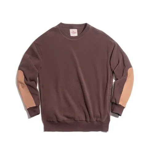 POLAR PULLOVER LOOSE SPLICING SWEATSHIRT
