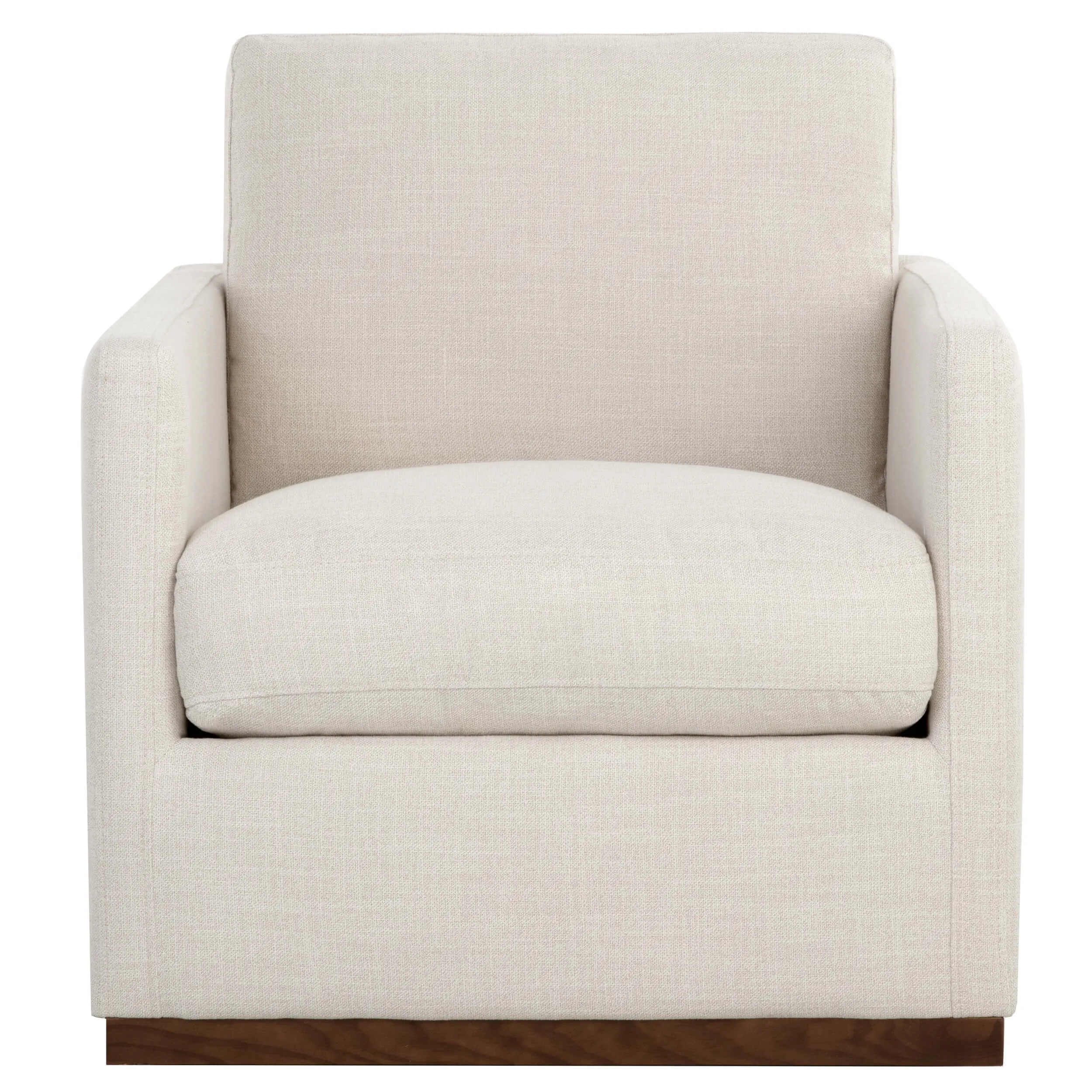 Portman Swivel Chair, Effie Linen