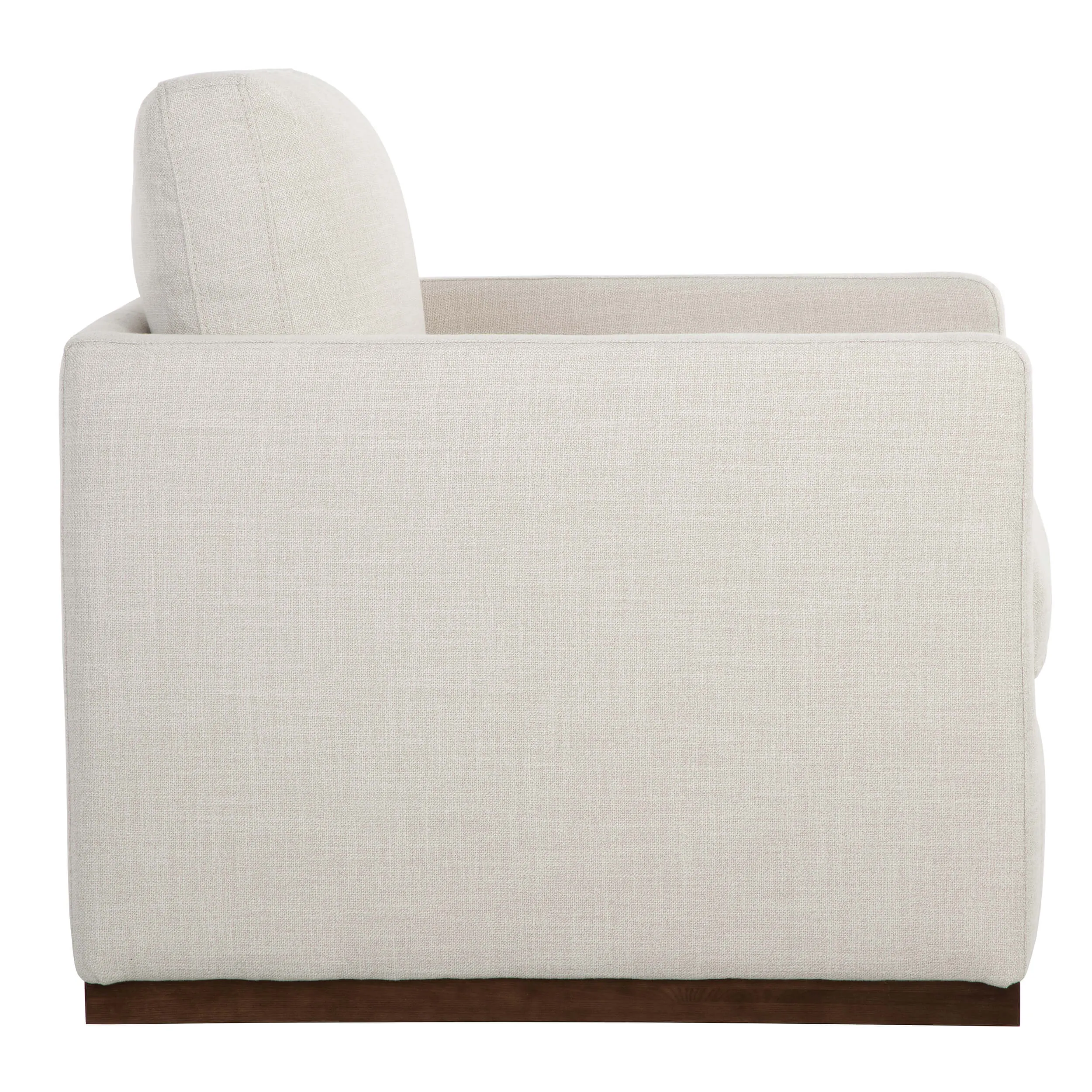 Portman Swivel Chair, Effie Linen