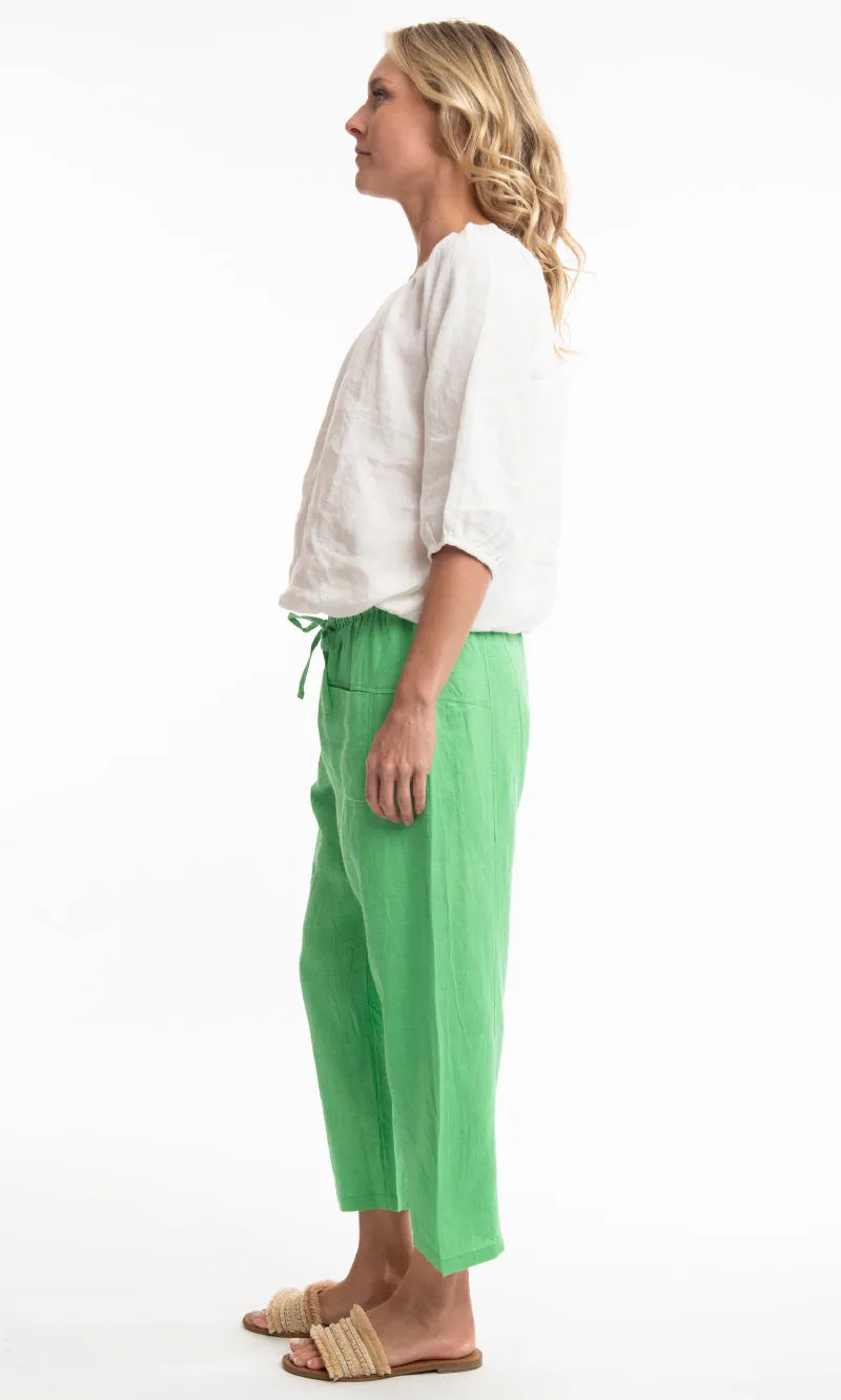 Pure Linen Pants Solid, More Colours