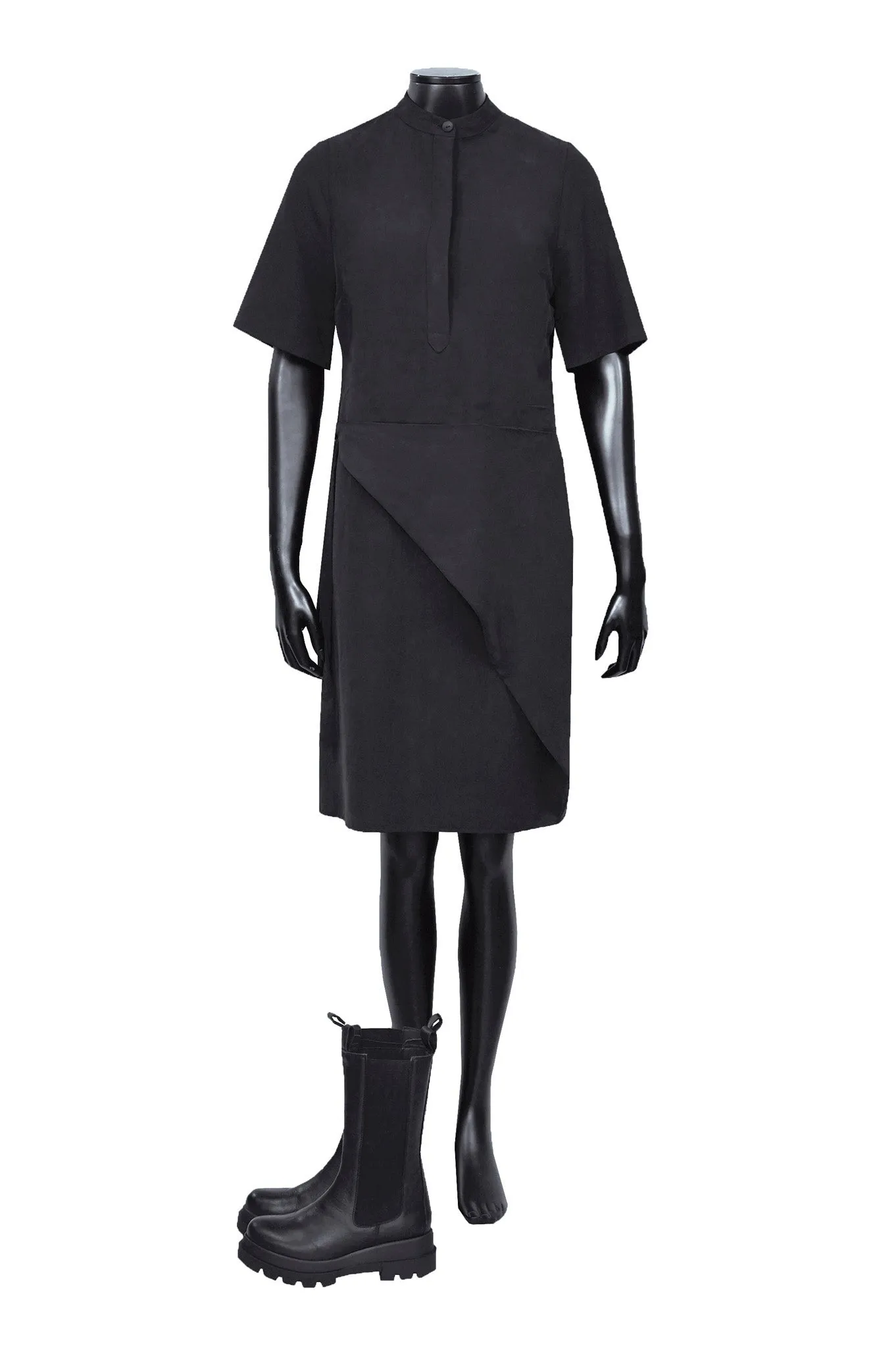 R235 WRAP DRESS MIDNIGHT BLUE