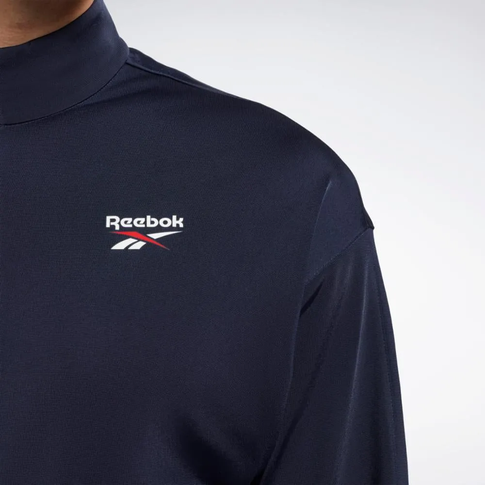 Reebok Apparel Men Reebok Identity Vector Knit Track Top VECNAV/VECRED