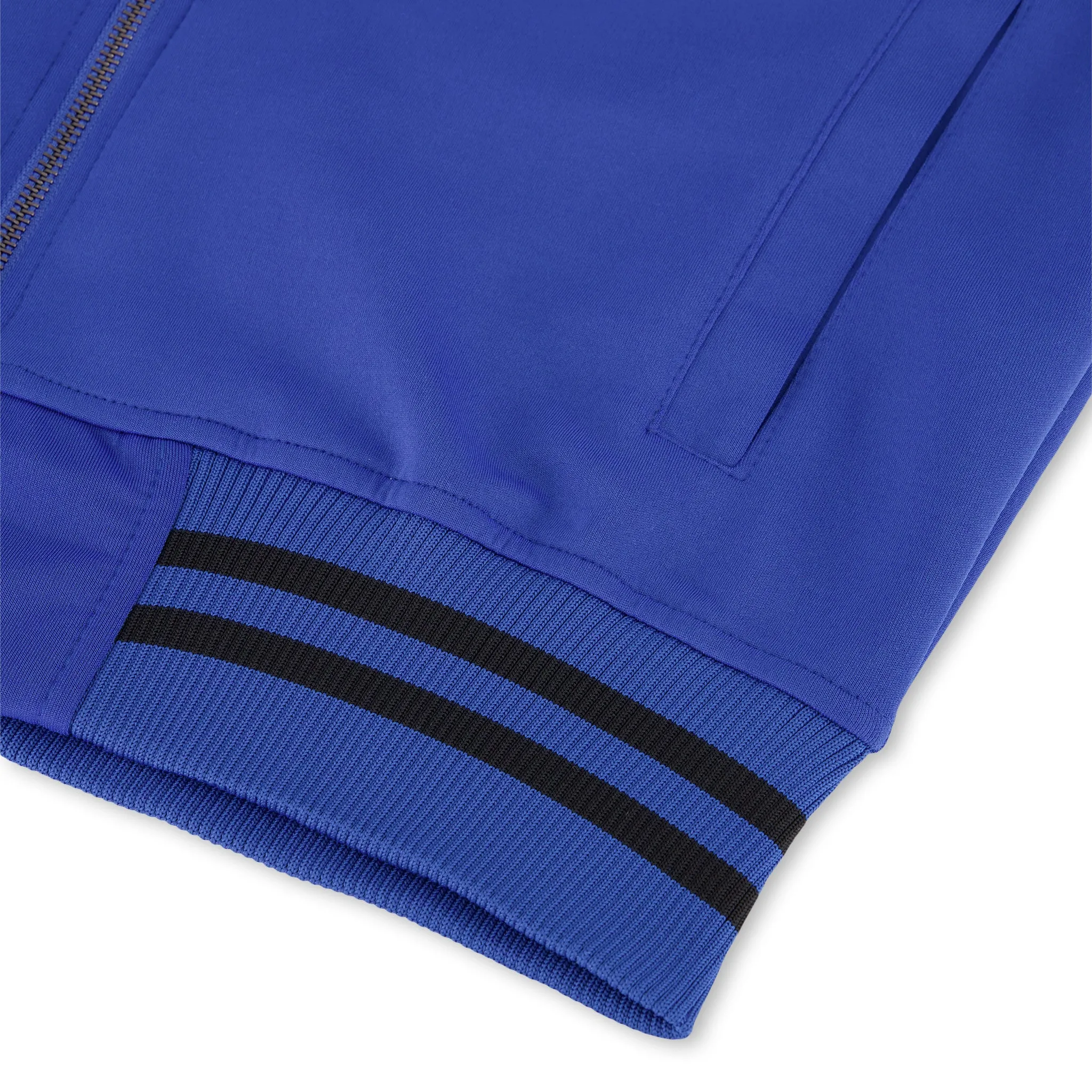 Royal Blue Full Zip Colorblock Athletic Jacket