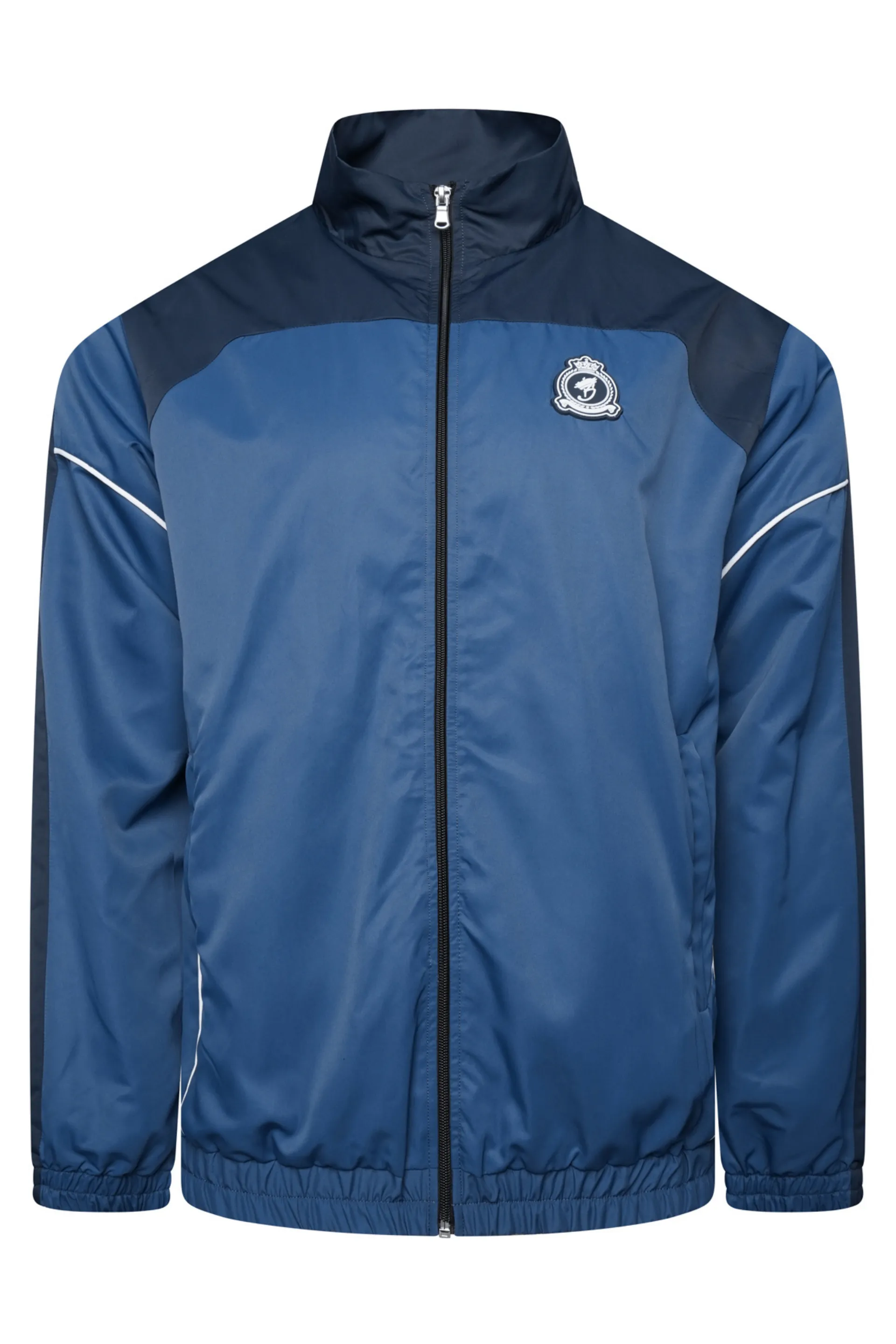 Rubber Stamped HRH Jacket - Navy Blue