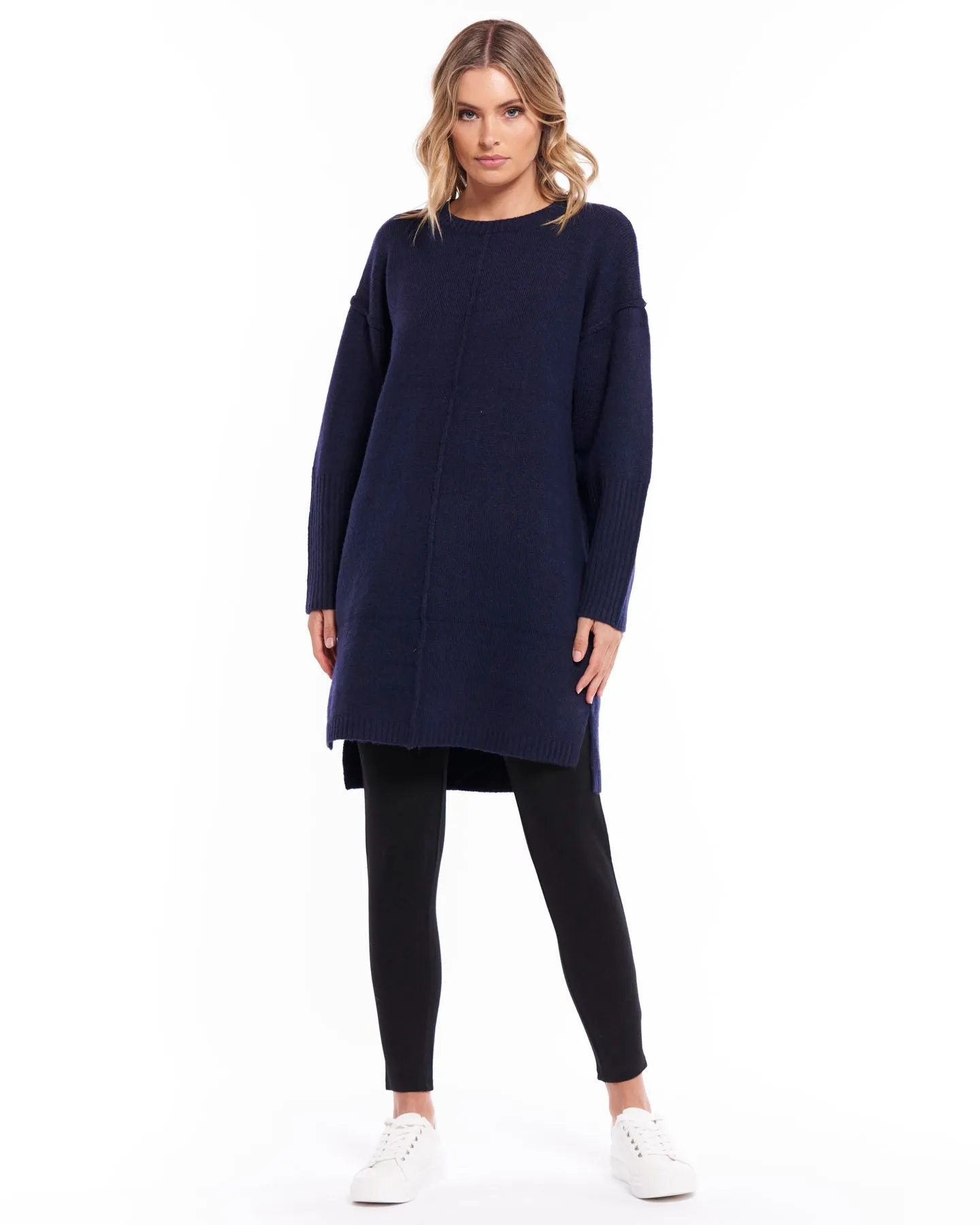 Saskia Knit Dress Ink/Navy
