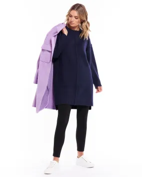 Saskia Knit Dress Ink/Navy