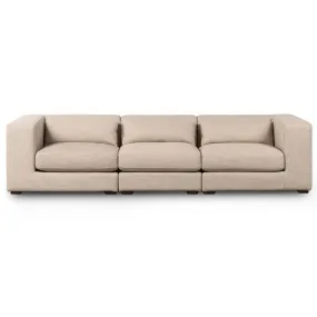 Sena 3 Piece Sectional, Alcala Wheat