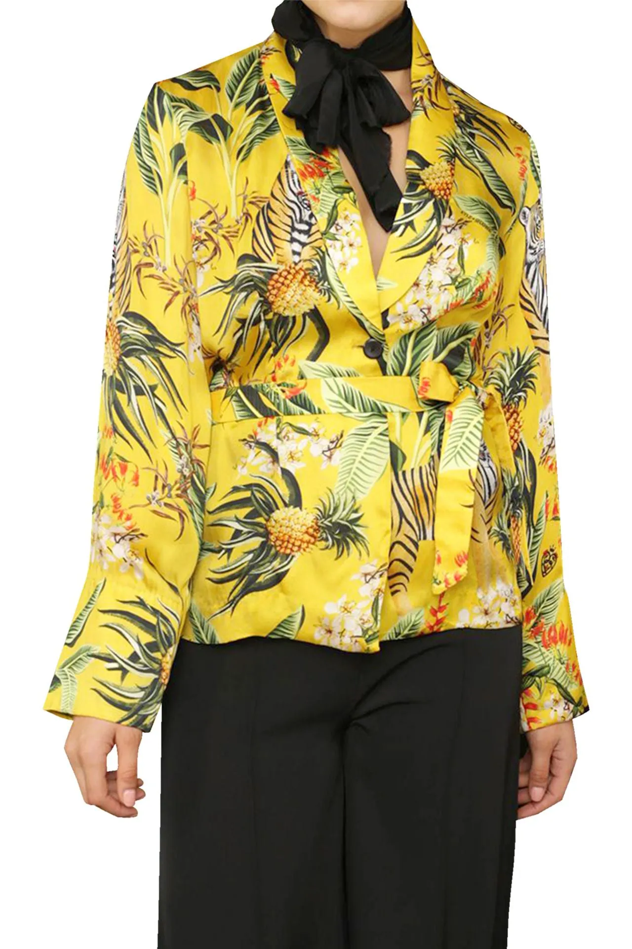 Short Silk Jacket