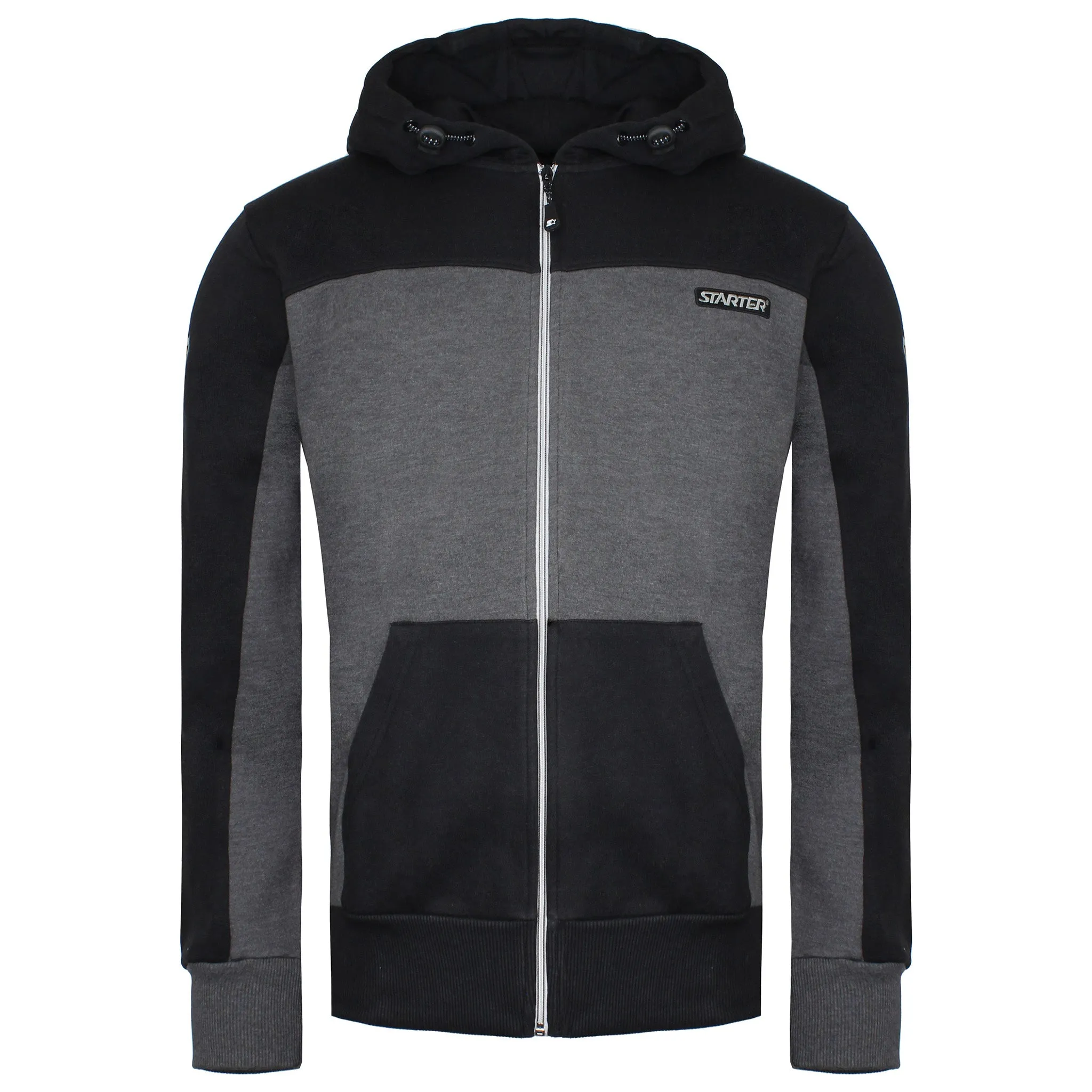 Starter Logo Mens Black/Grey Track Jacket