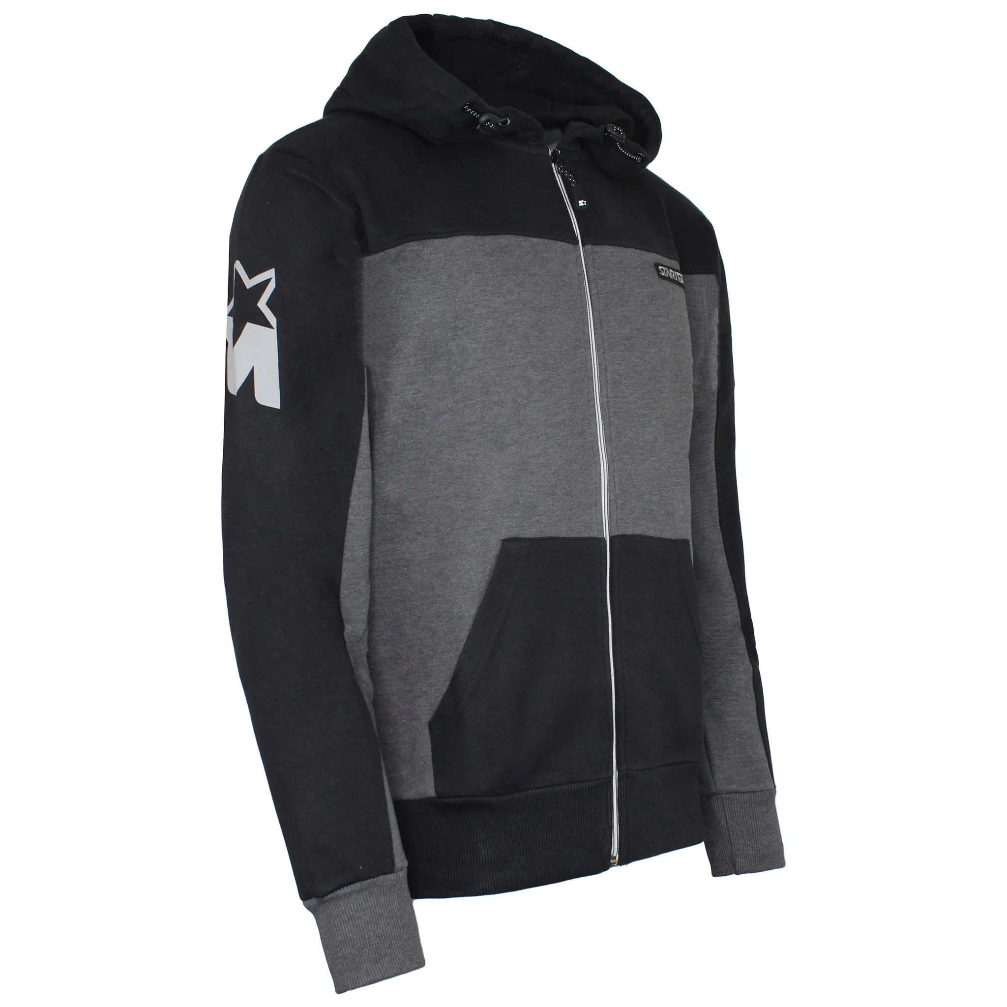 Starter Logo Mens Black/Grey Track Jacket