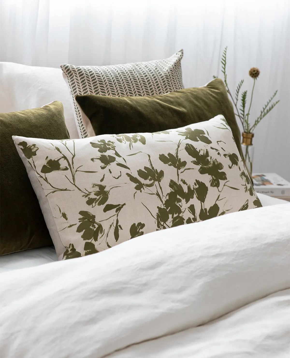 Suzanne Dimma Terrace Olive Cushion