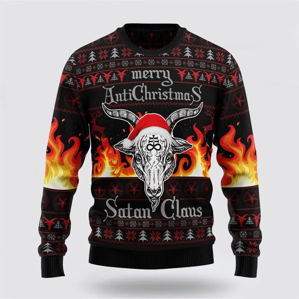 Ugly Christmas Sweater JulesRoche Warm Trendy All-Over-Print