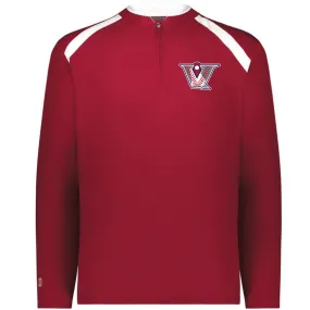 Velo BB - Clubhouse Longsleeves Cage Jacket with V Logo - Red