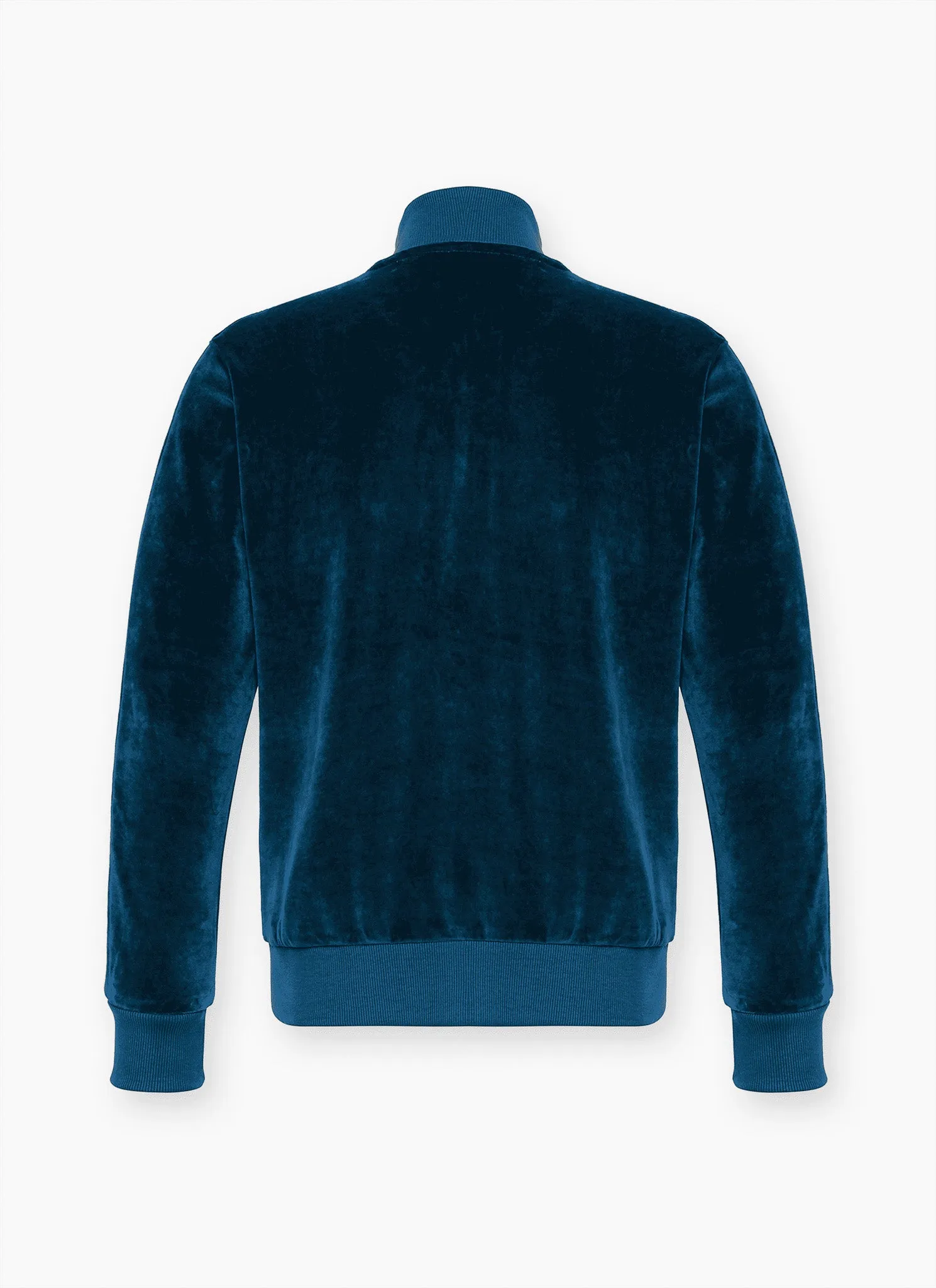 VELVET TRACK JACKET BLUE