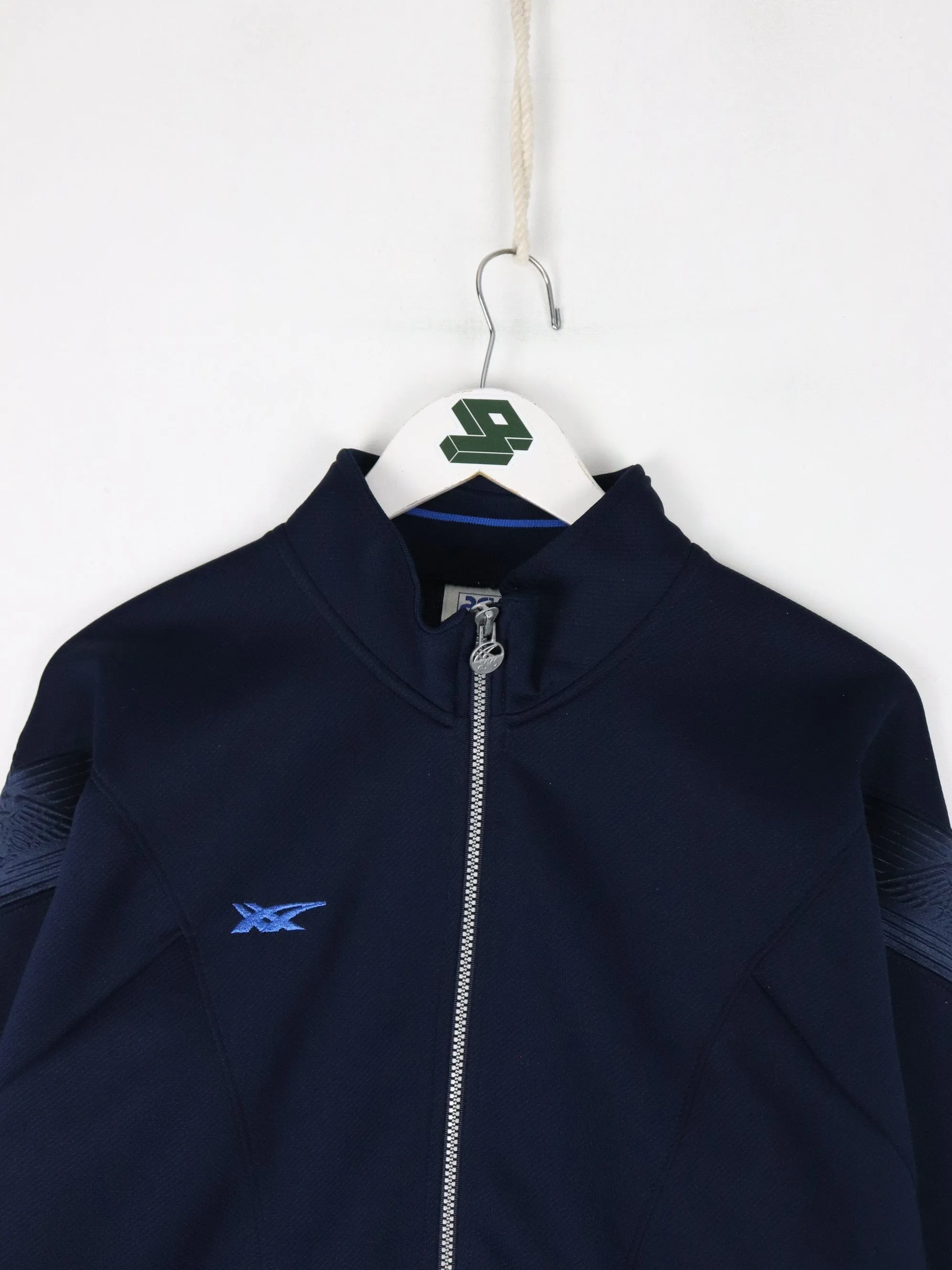 Vintage Asics Track Jacket Youth Large Blue Full Zip