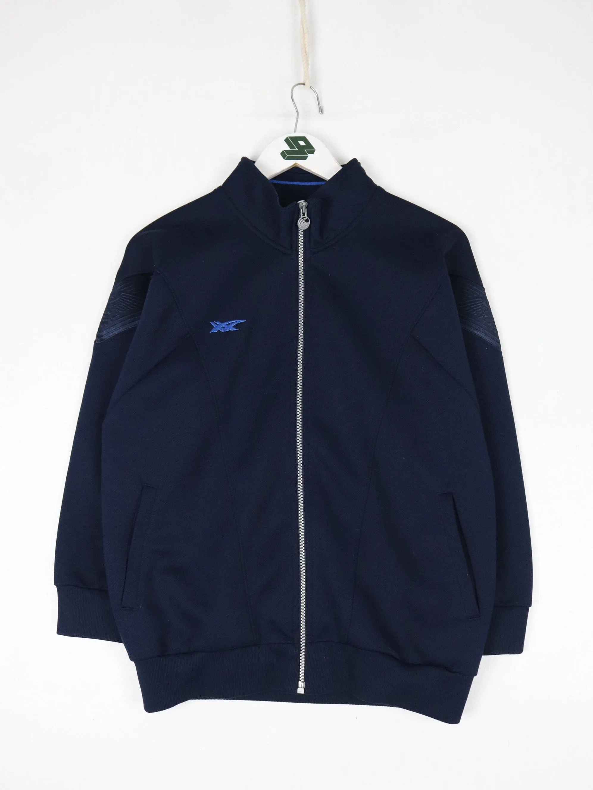 Vintage Asics Track Jacket Youth Large Blue Full Zip