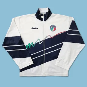 Vintage Diadora Italy Track Jacket Medium