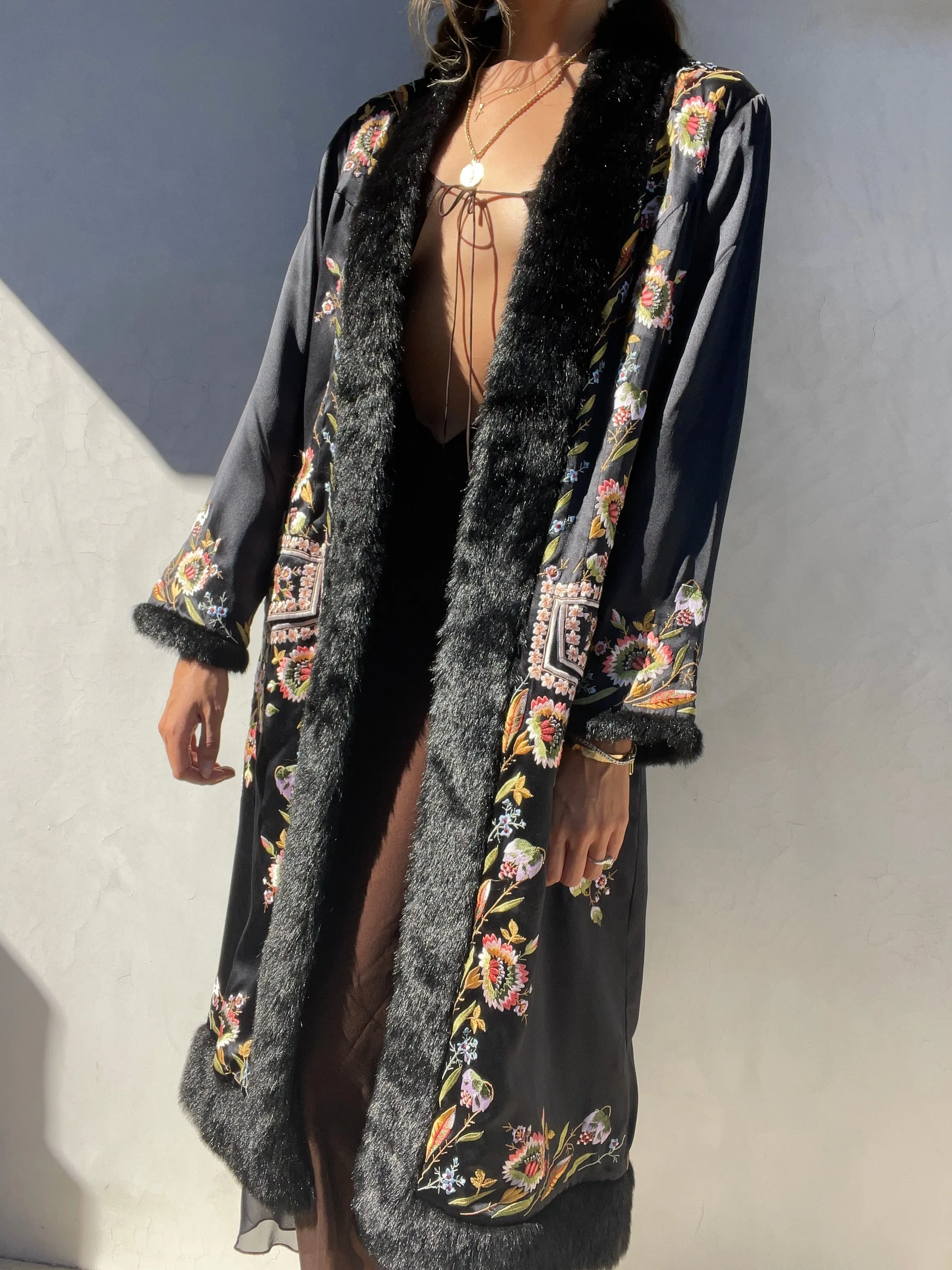 Vintage Sue Wong Silk Coat