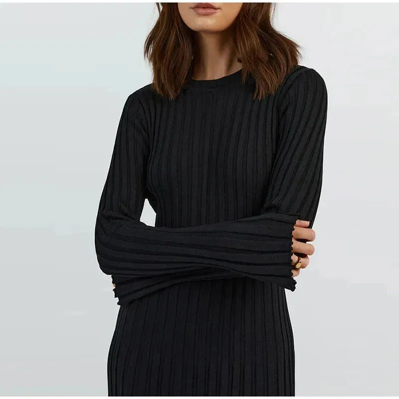 Vvsha Bailei Knit Maxi Dress