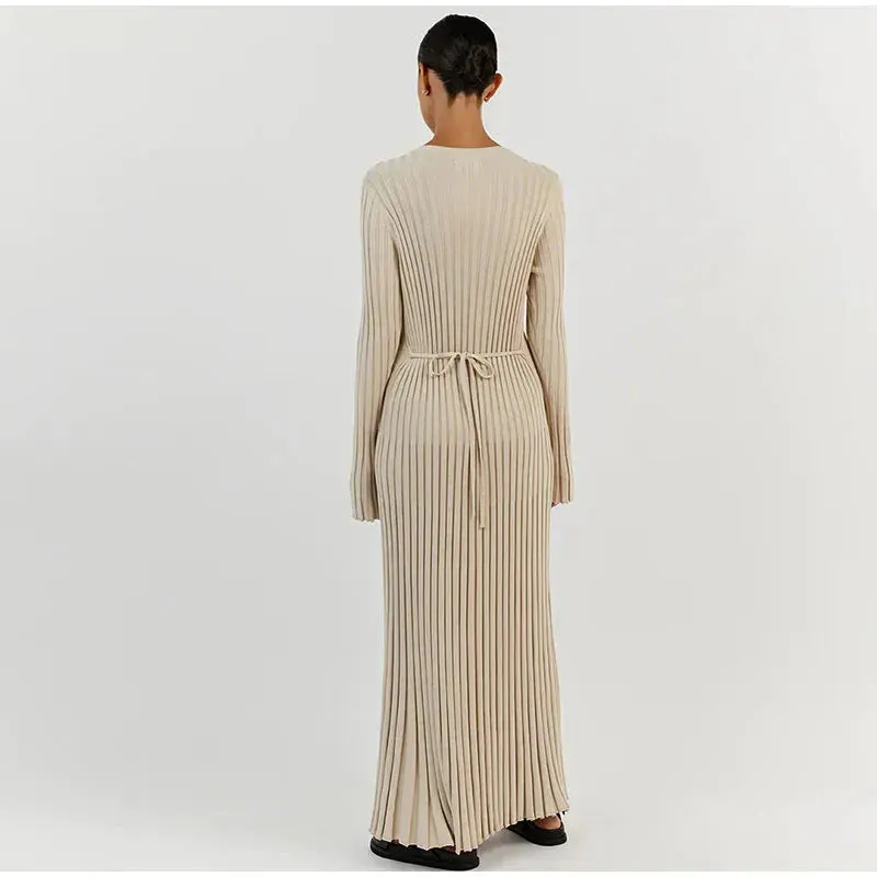 Vvsha Bailei Knit Maxi Dress
