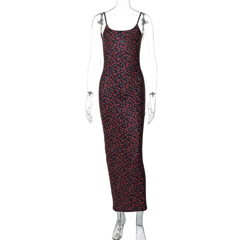 Vvsha Davis Backless Maxi Dress