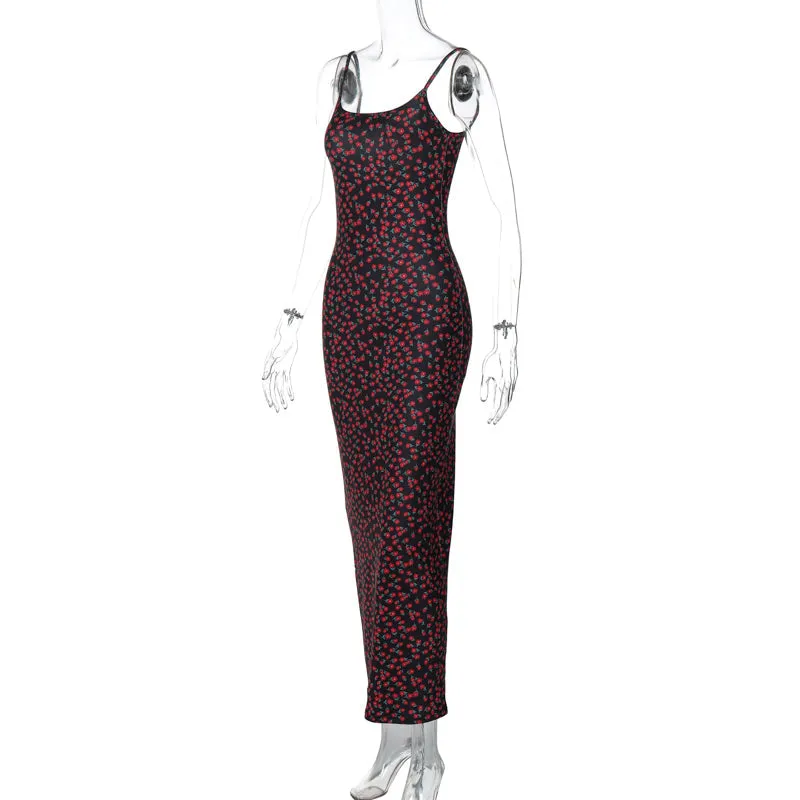 Vvsha Davis Backless Maxi Dress
