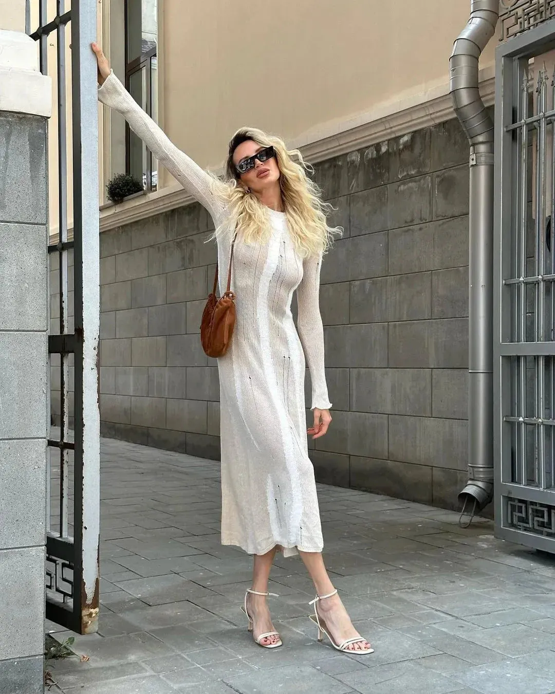Vvsha Emonie Knit Maxi Dress
