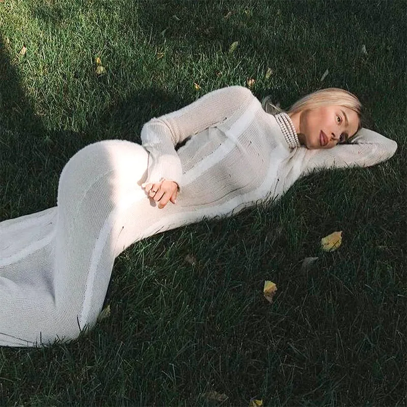 Vvsha Emonie Knit Maxi Dress
