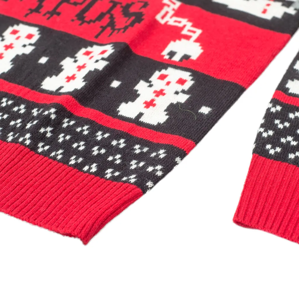 Women's Novelty Christmas Jumper Krampus Knit - JulesRoche