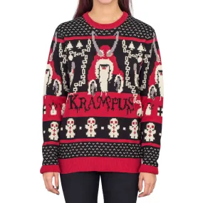 Women's Novelty Christmas Jumper Krampus Knit - JulesRoche