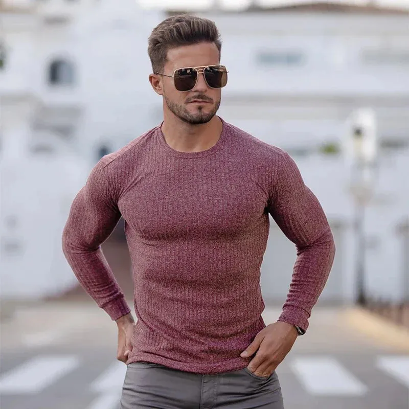 Xavier Rollkragenpullover | Slim Fit Herren Kabelstrick Sweater