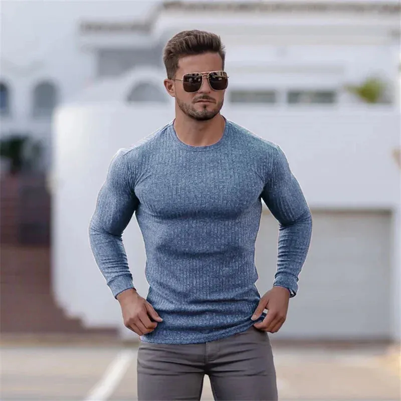 Xavier Rollkragenpullover | Slim Fit Herren Kabelstrick Sweater