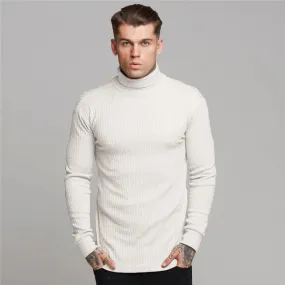 Xavier Rollkragenpullover | Slim Fit Herren Kabelstrick Sweater