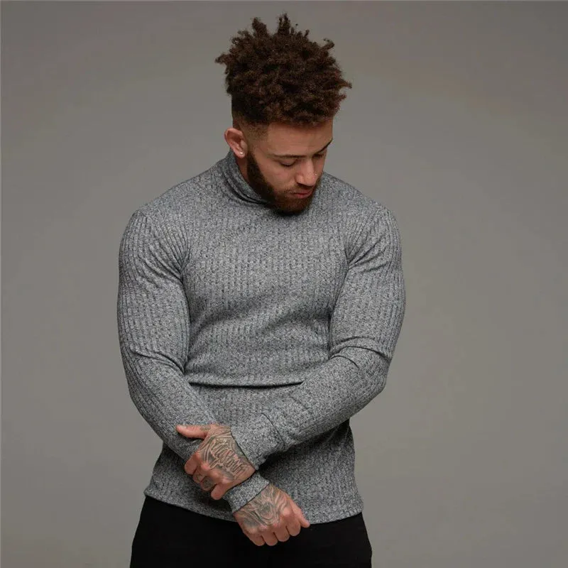 Xavier Rollkragenpullover | Slim Fit Herren Kabelstrick Sweater